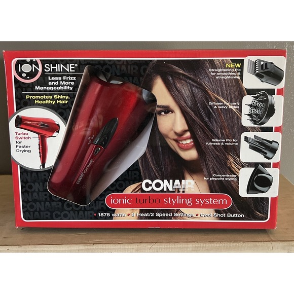 Conair Other - Conair Model 178WX Ionic Turbo Styling System Hair Dryer New In Box